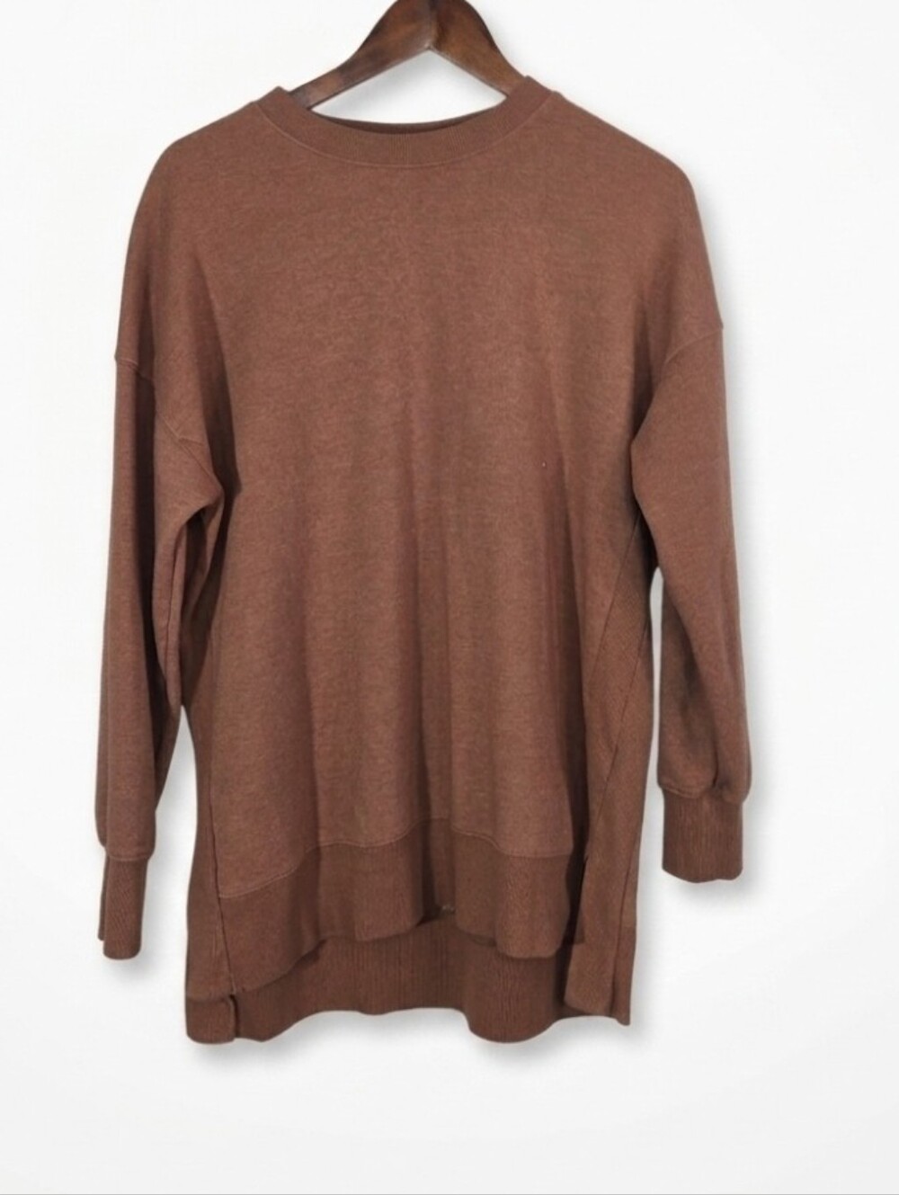 SO brown crew-neck sweatshirt